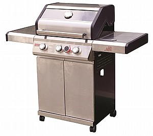 גריל גז סטנלי 3 מבערים כולל כירת צד STANLEY 3010S גריל גז סטנלי 3 מבערים כולל כירת צד STANLEY 3010S